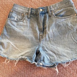Madewell hi rise shorts